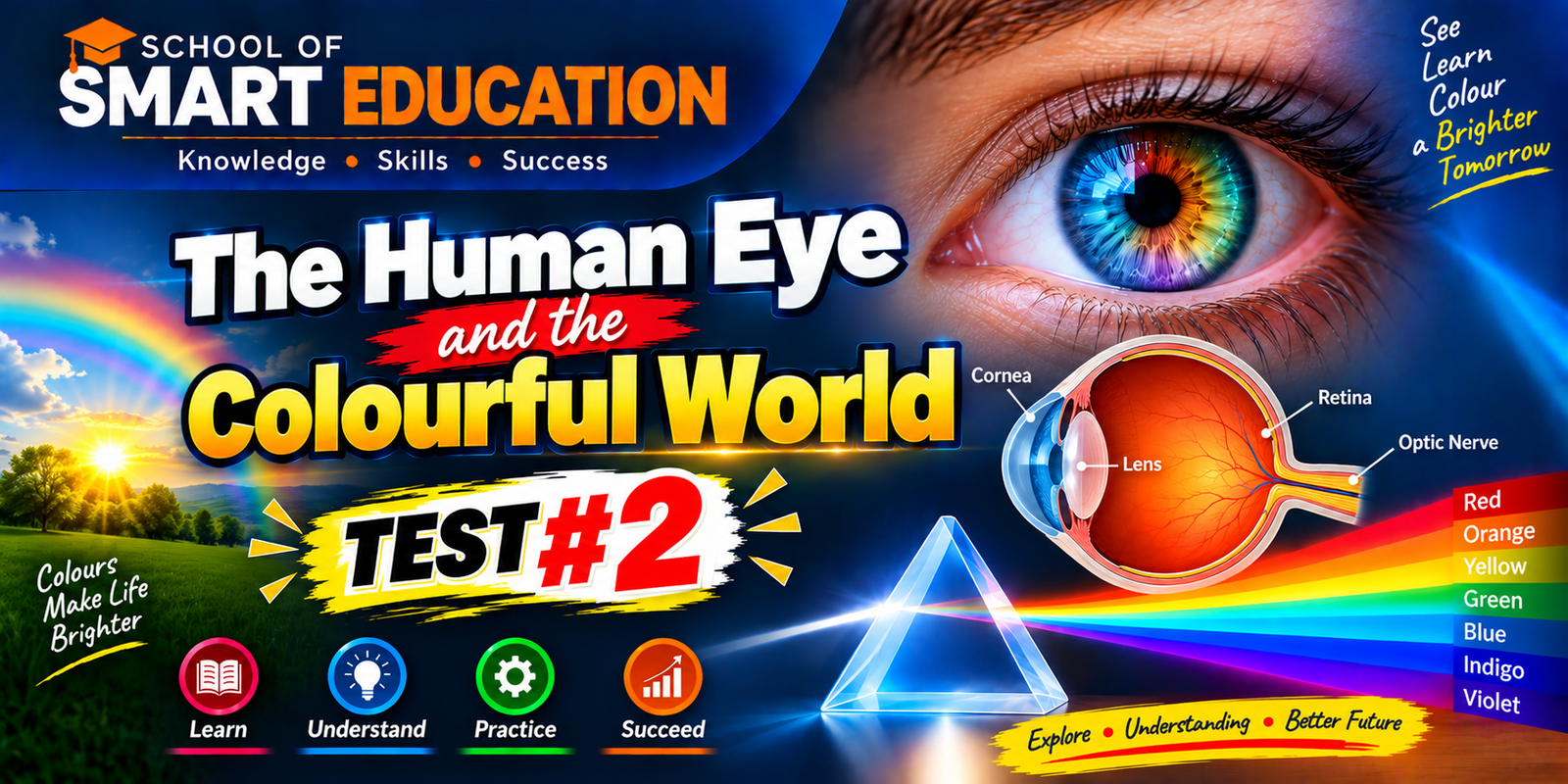The Human Eye and the Colourful World Test#2